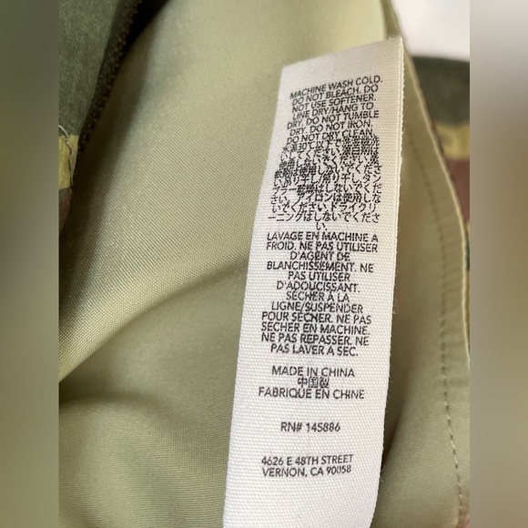 The GREAT. Platoon Jacket Camo Green NWT (says small but fits like 10-12) - Picture 13 of 16